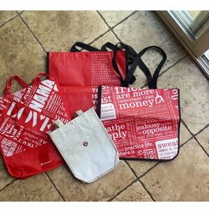 Lululemon Large & Small Tote Bag Set